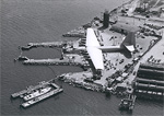 Flying Boat at the harbor June, 1947.
