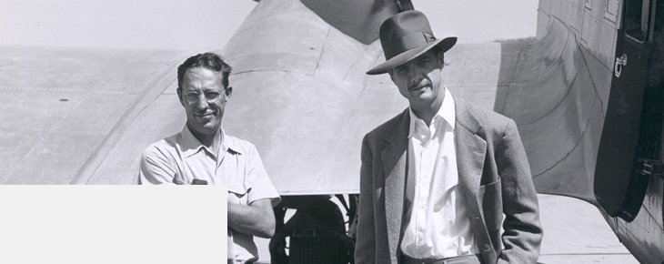 Hughes with the XF-11 after his crash