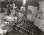 Interior of Hughes tool co. in Houston, lab where trench drill was developed