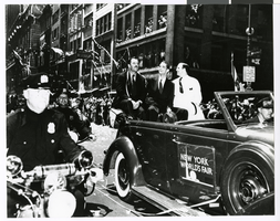 Photograph of Howard Hughes at the New York World's Fair, 1939-1940