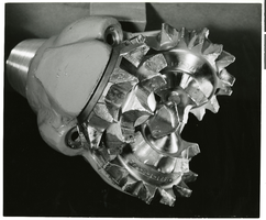 Photograph of the Hughes rock drill bit type R-1, circa 1945-1955