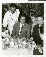 Photograph of Howard Hughes out for dinner, circa 1937