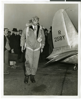 Howard Hughes at the Newark Airport, New Jersey, January 19, 1937