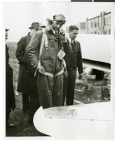 Howard Hughes at the Newark Airport, New Jersey, January 1937