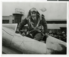 Howard Hughes at the Newark Airport, New Jersey, January 1937