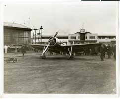 Photograph of the Hughes Racer, Newark Airport, New Jersey, January 1937