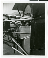 Photograph of plane engine parts, circa 1937