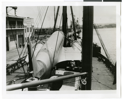 Photograph of one of Howard Hughes' planes, circa late 1930s