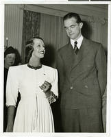 Photograph of Howard Hughes and Lily Pons, Beverly Hills, California, November 8, 1938