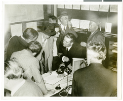 Photograph of Howard Hughes, Le Bourget, France, July 1938