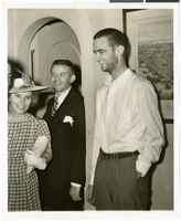 Photograph of Howard Hughes at Grover Whalen's house, New York, 1938