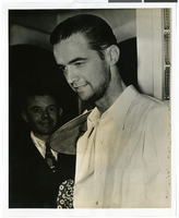 Photograph of Howard Hughes at Grover Whalen's house, New York, 1938