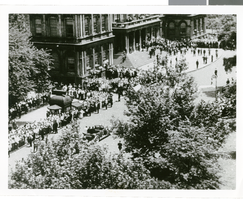 Photographs of crowds at Around-the-World-Flight Parade, New York City (N.Y.), July 15, 1938