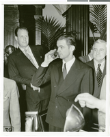 Photograph of Howard Hughes in City Hall, New York City, July 15, 1938