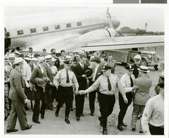 Photograph of Howard Hughes and Cordell Hull, Washington D.C., July 21, 1938