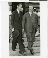 Photograph of Howard Hughes and Jessee Jones, July 21, 1938