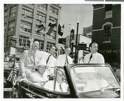 Photograph of a parade for Howard Hughes, Chicago, 1938