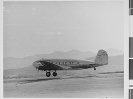 Photograph of Howard Hughes' Boeing Stratoliner, circa late 1930s