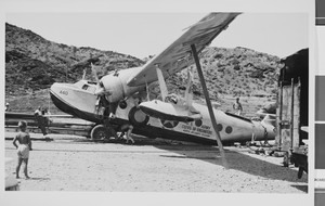 Photograph of Howard Hughes's Sikorsky S-43 at Lake Mead, circa 1943