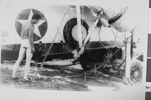 Photograph of Howard Hughes's Sikorsky S-43 at Lake Mead, circa 1943