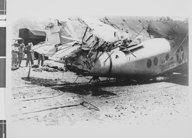 Photograph of Howard Hughes's Sikorsky S-43 at Lake Mead, circa 1943