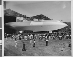 Photograph of Howard Hughes' Hercules, Culver City, California, June 16, 1946