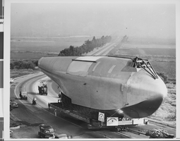 Photograph of Howard Hughes' Hercules, Culver City, California, June 16, 1946