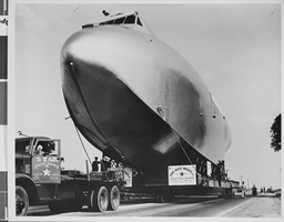Photograph of Howard Hughes' Hercules, Hawthorne, California, June 16, 1946