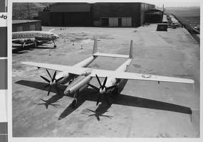 Photograph of Howard Hughes' XF-11, California, circa 1946