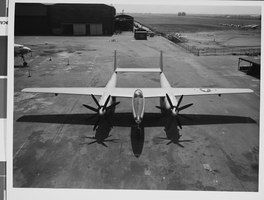 Photograph of Howard Hughes' XF-11, California, circa 1946