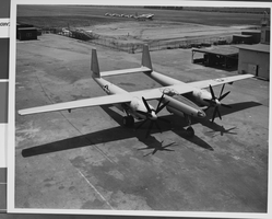 Photograph of Howard Hughes' XF-11, California, circa 1946