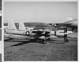 Photograph of Howard Hughes' XF-11, California, circa 1946