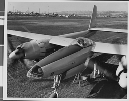 Photograph of Howard Hughes' XF-11, California, circa 1946