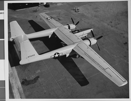 Photograph of the Air Force test plane, circa 1947