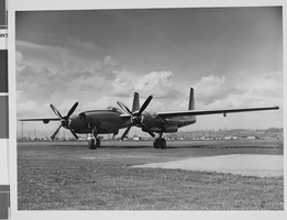Photograph of the Air Force test plane, circa 1947