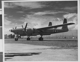 Photograph of the Air Force test plane, circa 1947