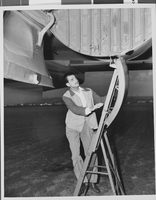 Photograph of Howard Hughes, circa 1947