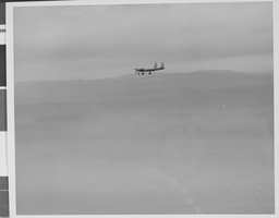 Photograph of the Air Force test plane in flight, circa 1947