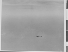 Photograph of the Air Force test plane in flight, circa 1947