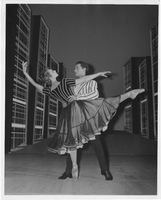 Photograph of Colette Marchand  and Vassili Sulich performing in the ballet "Suite New Yorkaise," 1956