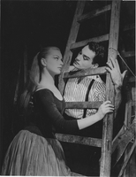 Photograph of Tessa Beaumont and Vassili Sulich performing in the ballet "L'Echelle," Paris, France, 1956