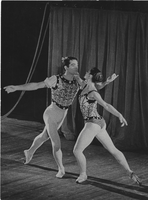 Photograph of Vassili Sulich and Veronika Mlakar performing in an unknown ballet, Paris, France, 1958