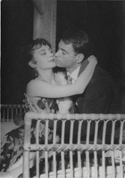 Photograph of Josette Amiel and Vassili Sulich performing in the ballet "The Miraculous Mandarin," 1950s-1960s