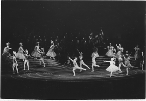 Photograph of ballet dancers performing in "Idomeneo" in Geneva, Switzerland, early 1960s