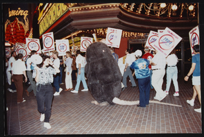 Photographs of Barbary Coast picket lines, Culinary Union, Las Vegas (Nev.), 1989 September 15 (folder 1 of 1)