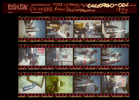 Photographs of "USA Solidarity Ship," rocket ship construction, Culinary Union, Las Vegas (Nev.), 1990s (folder 1 of 1)