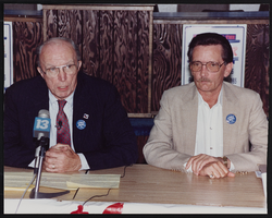 Photographs of Thomas Donahue and Jim Arnold, Culinary Union, Las Vegas (Nev.), 1990s (folder 1 of 1)