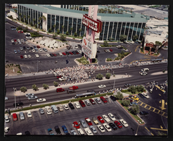Photographs of Frontier Hotel, sit down, Culinary Union, Las Vegas (Nev.), 1992 September 7 (folder 1 of 1)
