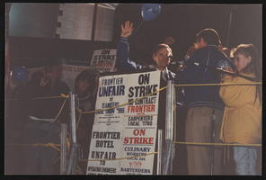 Photographs of Solidarity March during the Frontier Strike, Culinary Union, Las Vegas (Nev.), 1991 December 05 (folder 1 of 1)