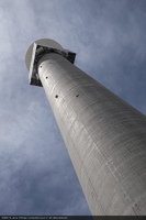 The 540 foot (165 meter) high tower, Crescent Dunes Solar, near Tonopah, Nevada: digital photograph